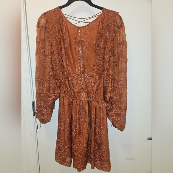 Zimmermann Alchemy Twine Embroidery Copper Dress Size 1 US 4-6 - Picture 5 of 15